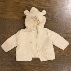 Cream baby sweater